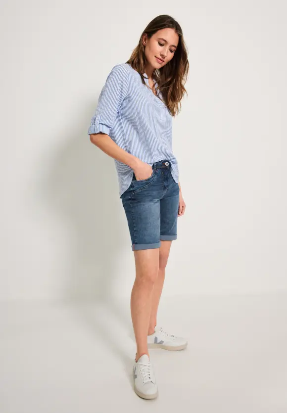 CECIL Loose Fit Jeansshorts