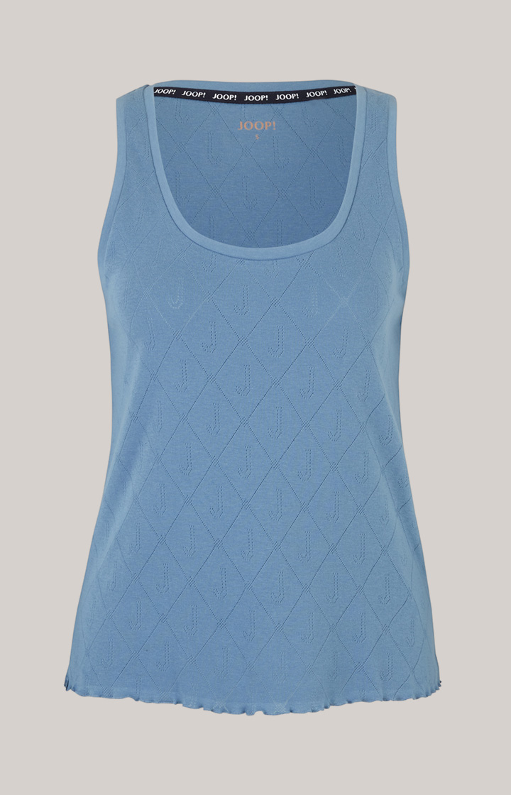 Loungewear Top in Ocean Blue