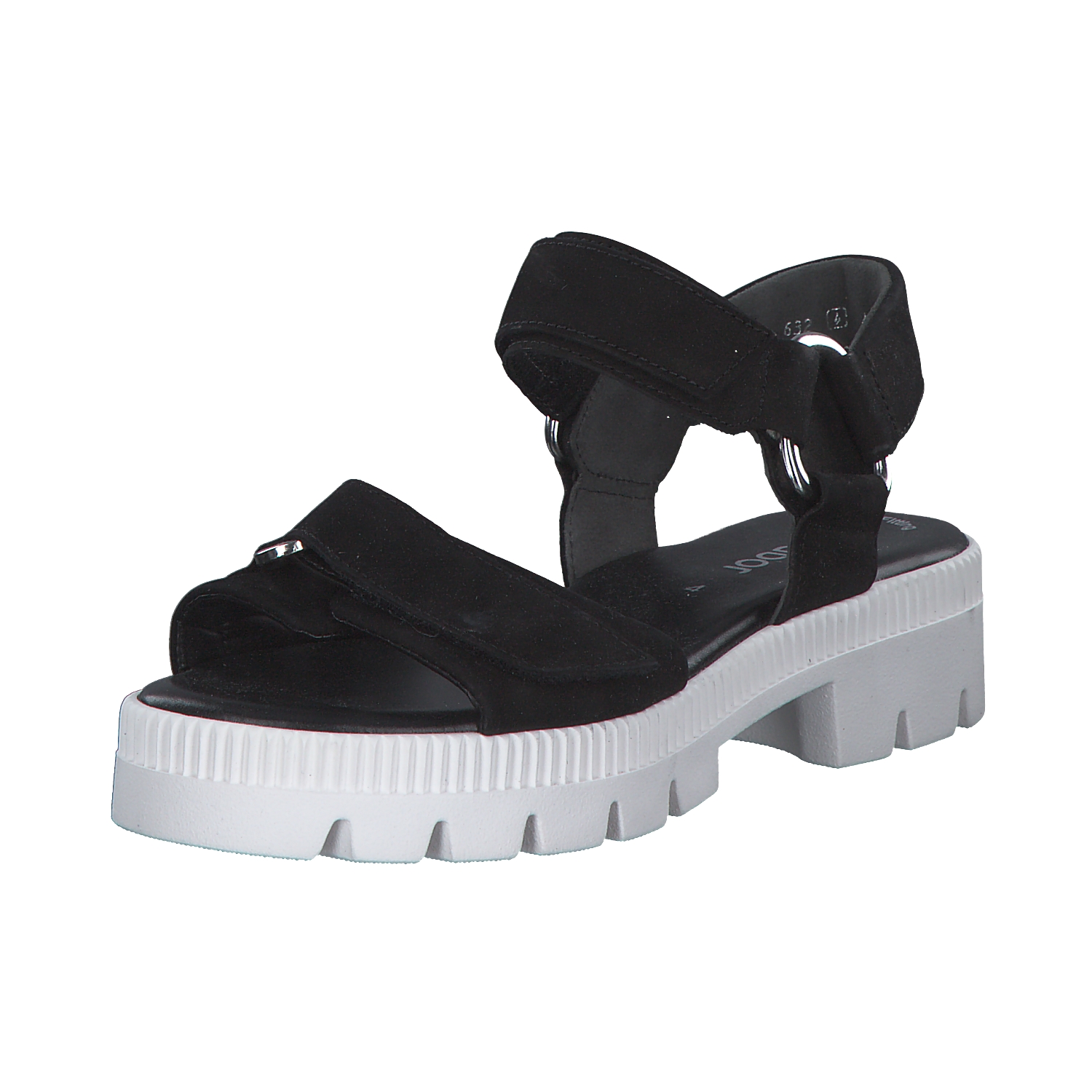 Gabor 84.632, Sandalen, Damen, Schwarz/Offwhite