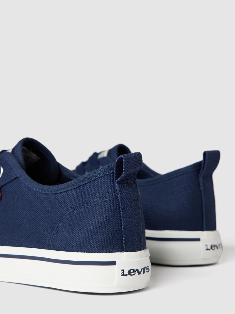 Sneaker mit Label-Details Modell 'MAUI' in marineblau