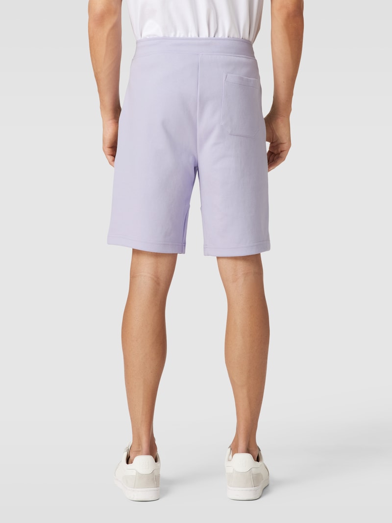 Sweatshorts mit Tunnelzug in flieder