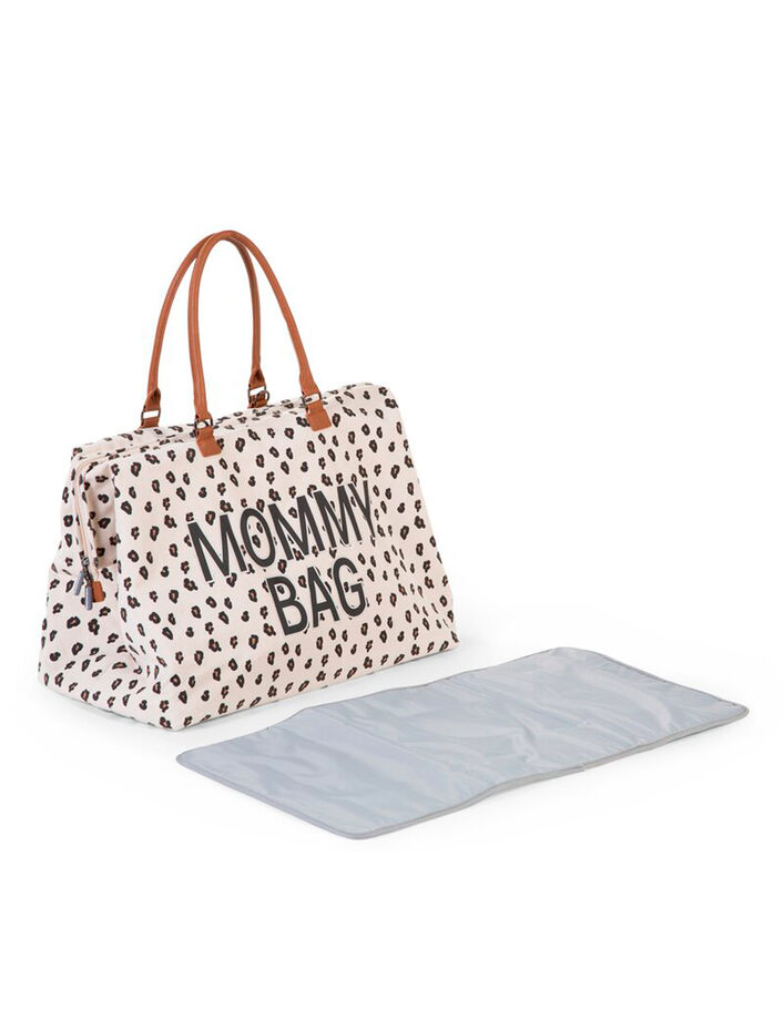 Sac à langer Mommy Bag écru imprimé léopard CHILDHOME