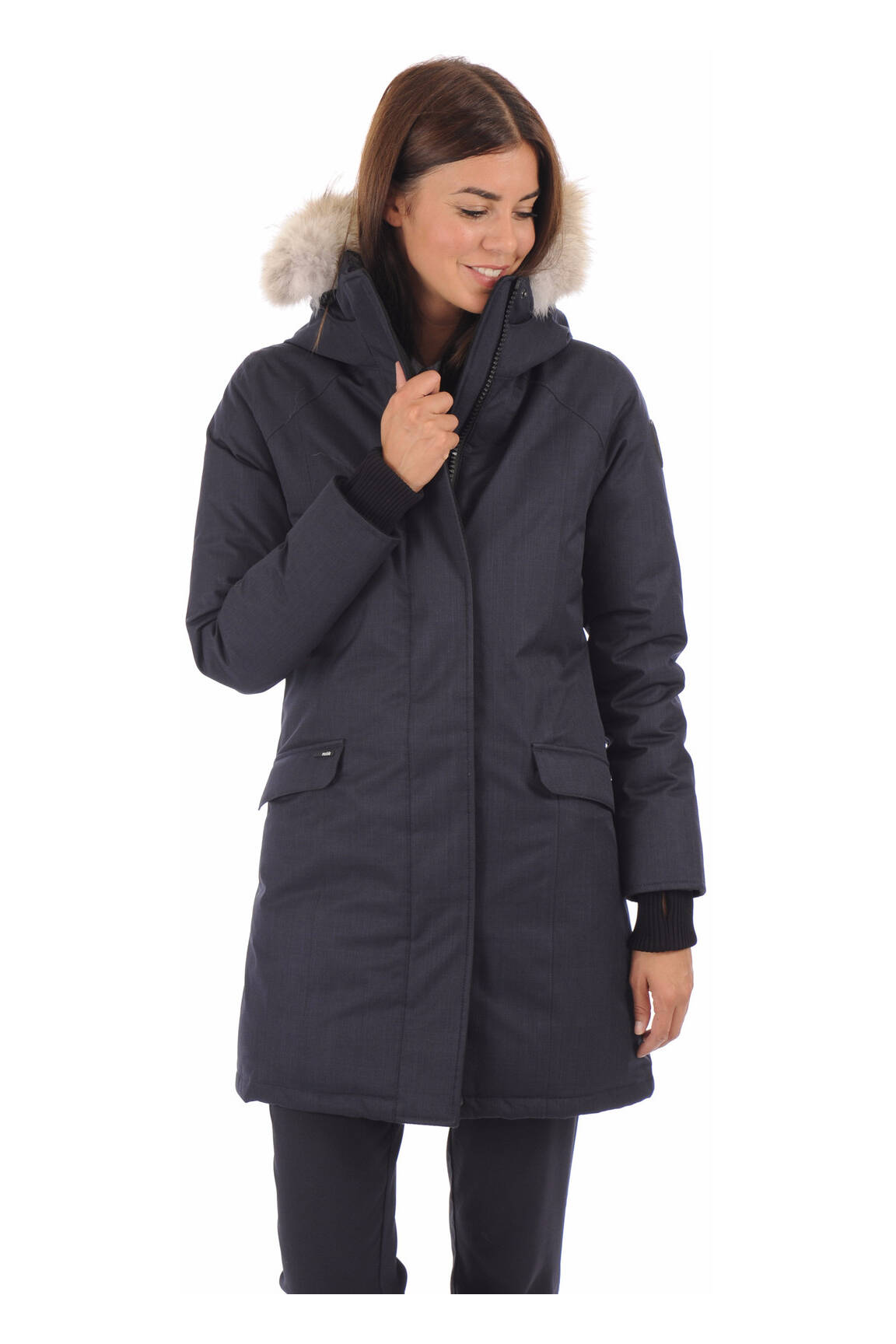 Nobis Parkas Femme couleur bleu