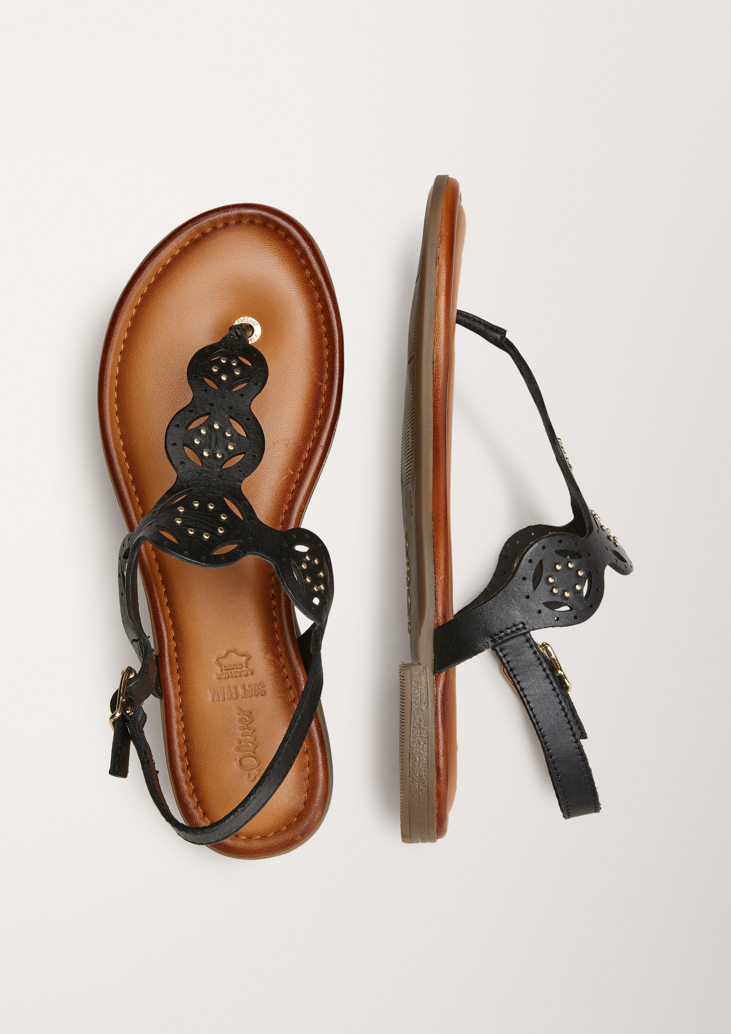 Sandalen aus Leder  6005763-001