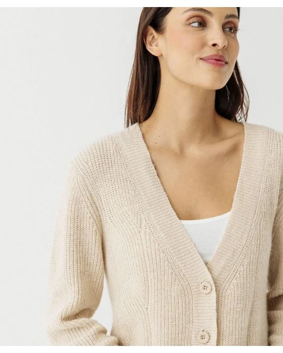 Gilet mélange alpaga