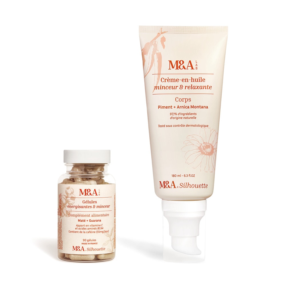 m&a lab La Routine Silhouette Complément alimentaire + Crème corps