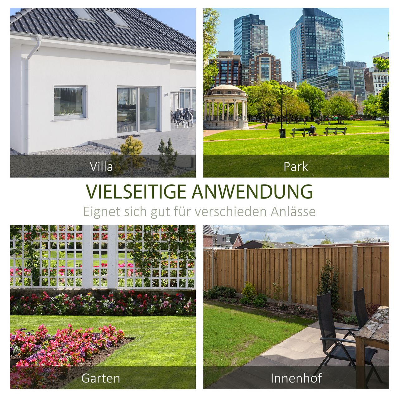 Outsunny Gartenbank 2-Sitzer Parkbank Sitzbank Terrassenbank bis 220 kg belastbar mit Rückenlehnen Metall Schwarz 113 x 58 x 98 cm