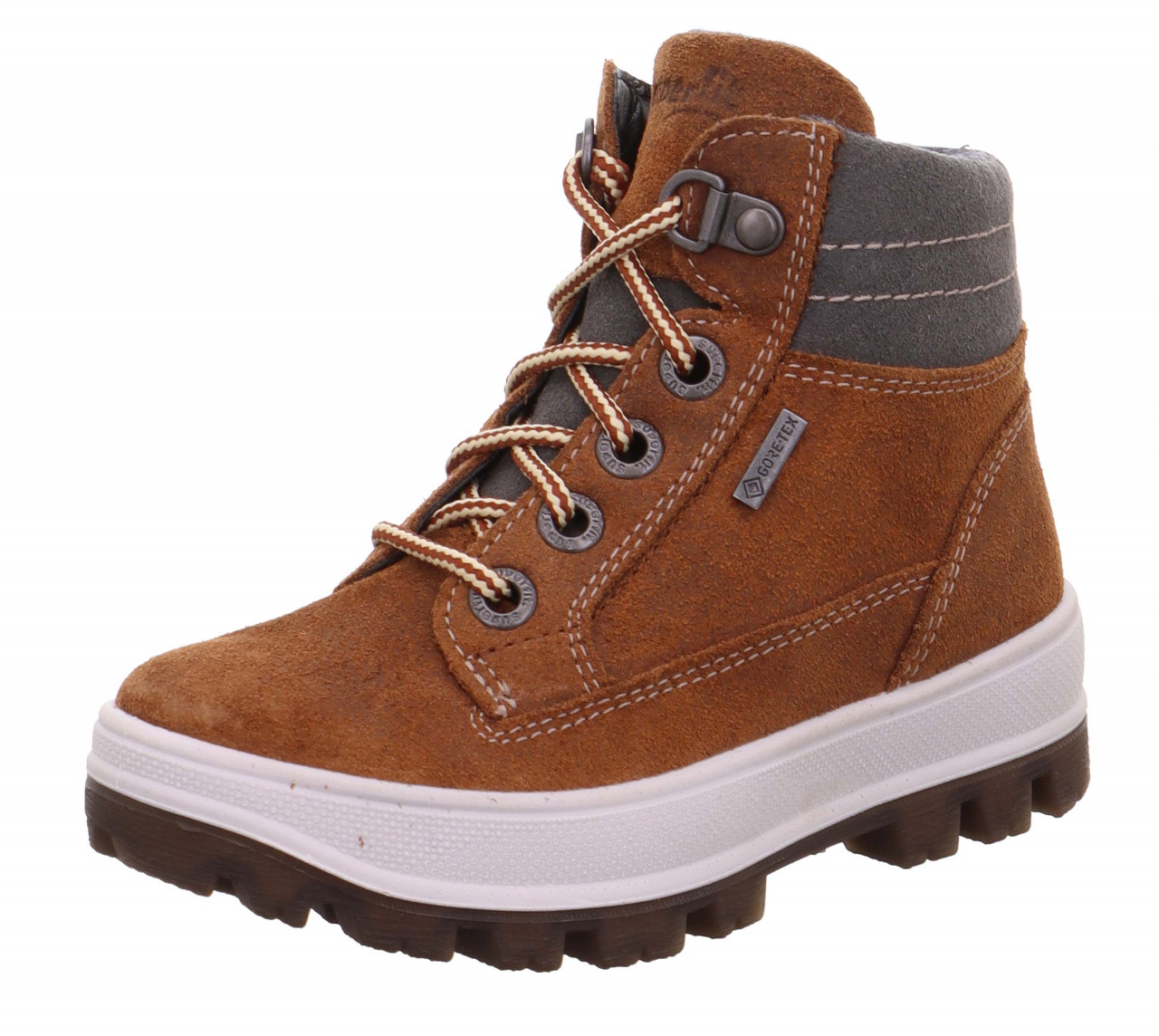 TEDD - Braun/Grau Boots mit Reißverschluss