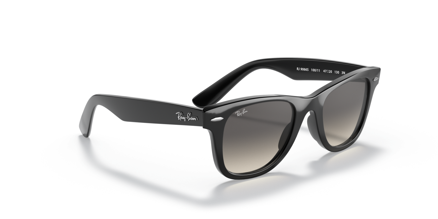 WAYFARER KIDS - Negru lucios Gri