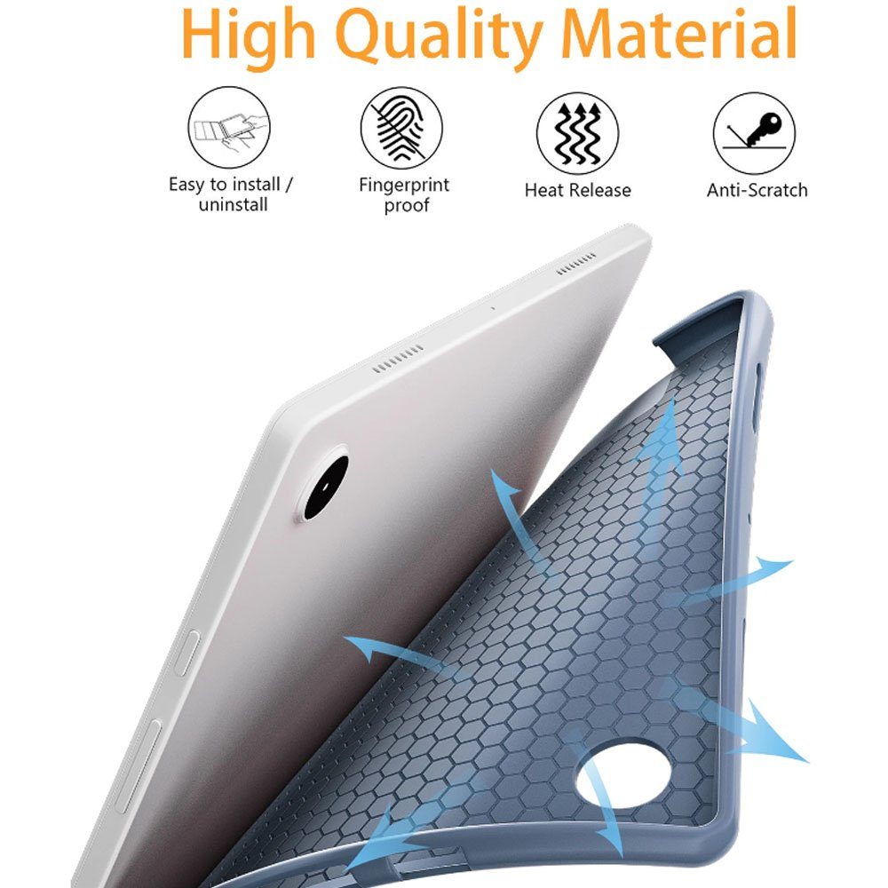Supobig Tablet-Hülle Hülle für Samsung Galaxy Tab A8 Hülle 10,5 Zoll (SM-X200/205/207)2022, Ultra Dünn Schutzhülle mit Standfunktion,Modische Praktische Smart Auto Schlaf/Wach Funktion Schutzhülle Cover Case Kompatibel mit Samsung Galaxy Tab A8 2021