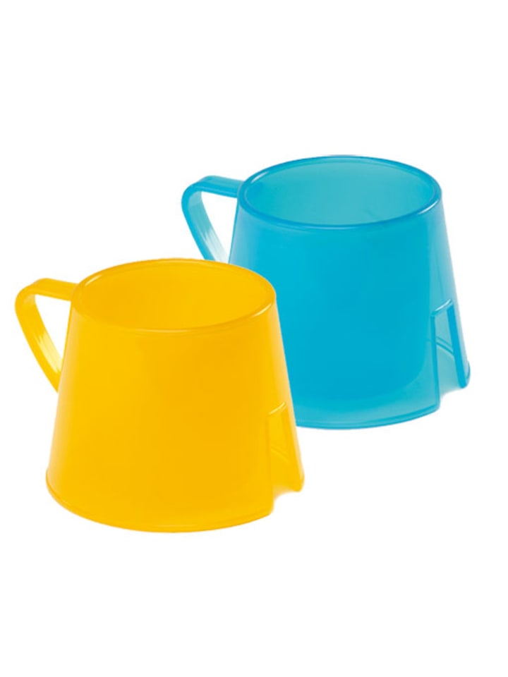 SteadyCo Steady Cup stapelbare Trinklerntasse Trinklernbecher mit breitem Boden (2er Set) günstig kaufen onesize