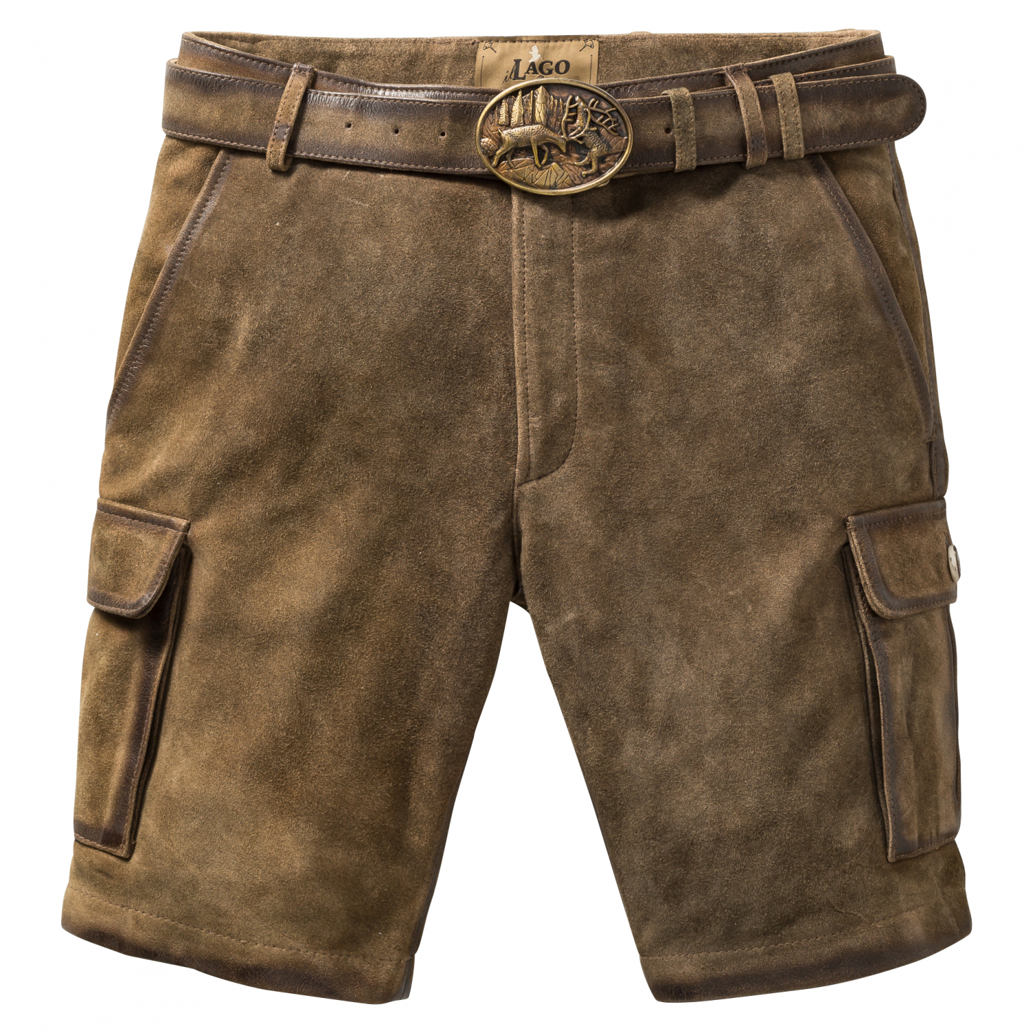 il Lago Prestige Herren Ledershort Seefeld