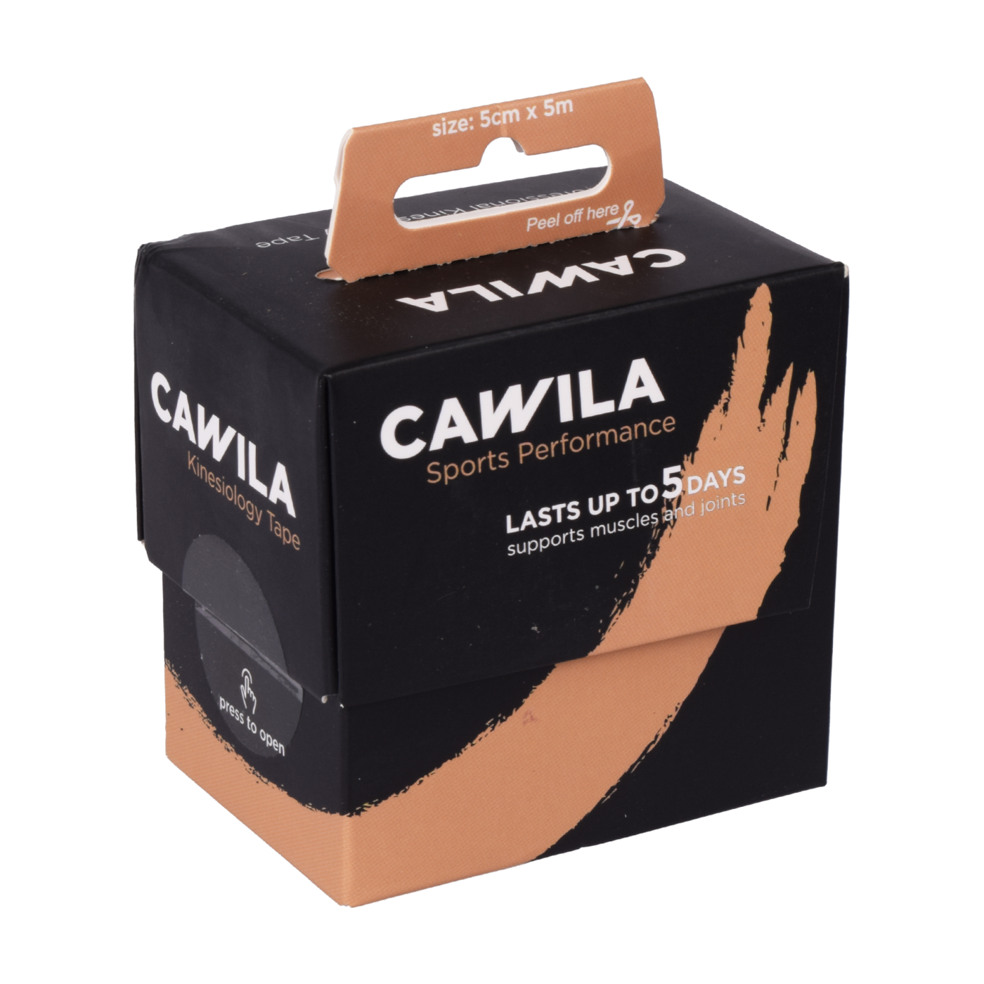 Cawila SPORTSCARE Kinesiology Tape | 5,0cm x 5m | Beige