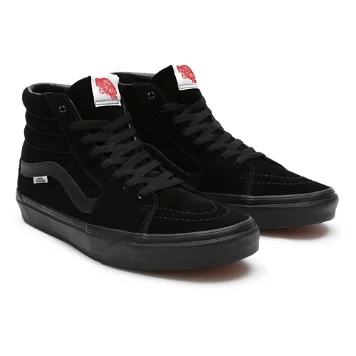 Total Black Skate Sk8-Hi personalizzate