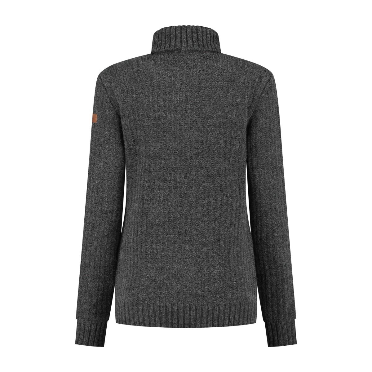 Travelin' Coll Boda dunkelgraue Damen Pullover