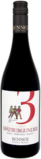 2021 Fessenbacher Kirchherrenberg Spätburgunder Kabinett halbtrocken - Familien-Weingut Renner