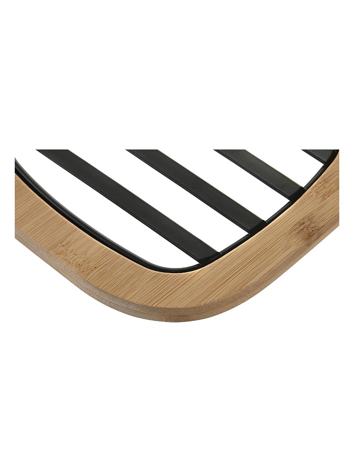 Alexandra House Untersetzter in Natur/ Schwarz - (B)17 x (H)17 cm günstig kaufen onesize