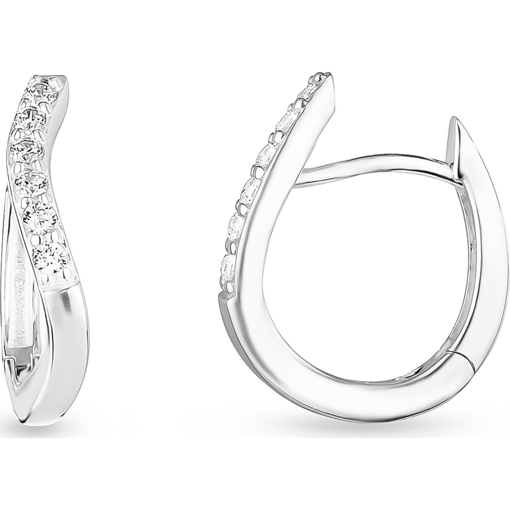 FAVS Créoles 925 Argent Boucles d'oreilles