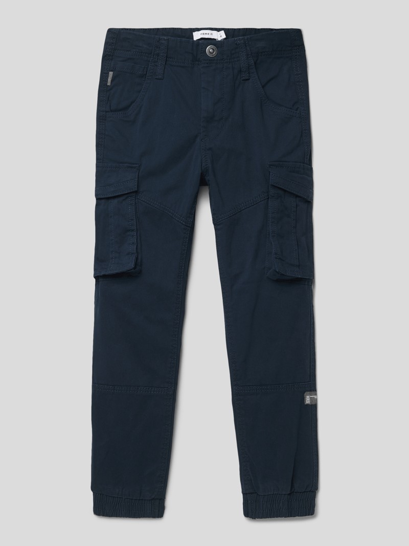 Cargohose mit Stretch-Anteil in marineblau