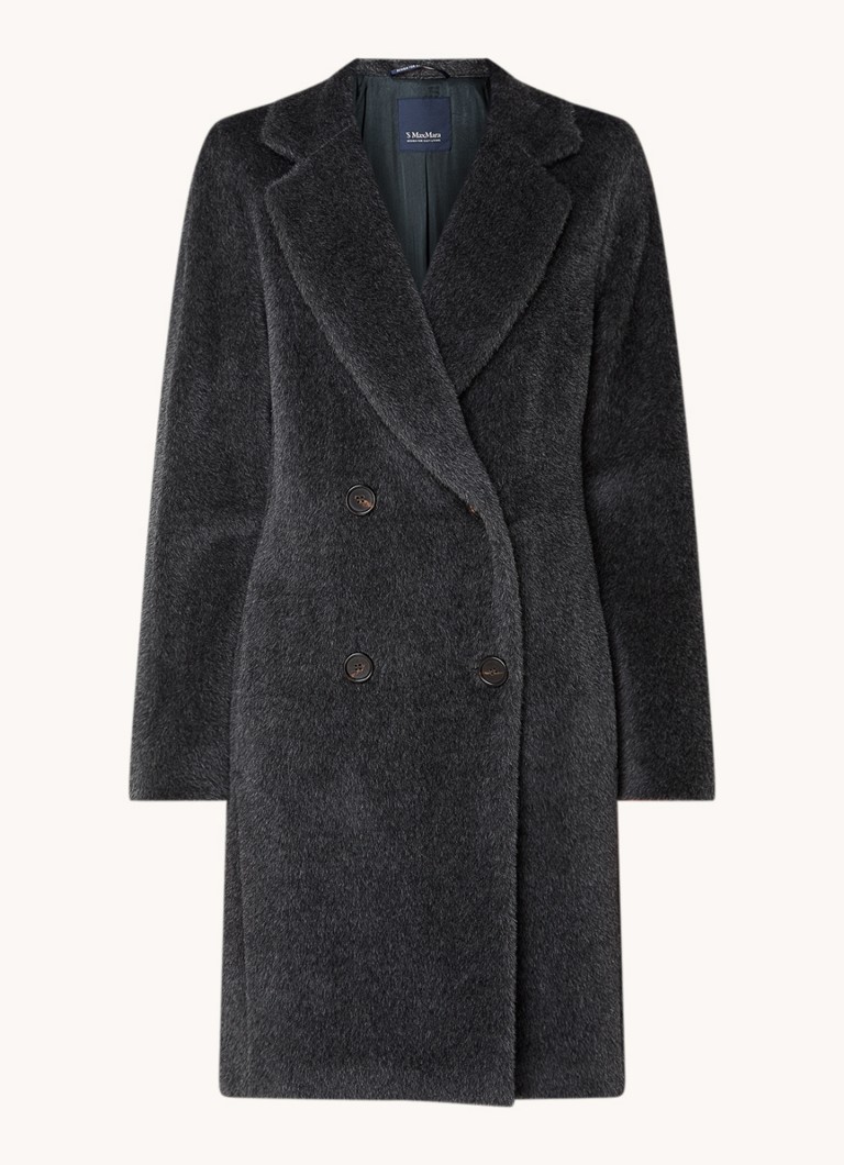 MaxMara Roseto -takki alpakkavillasekoitteesta, sivutaskut