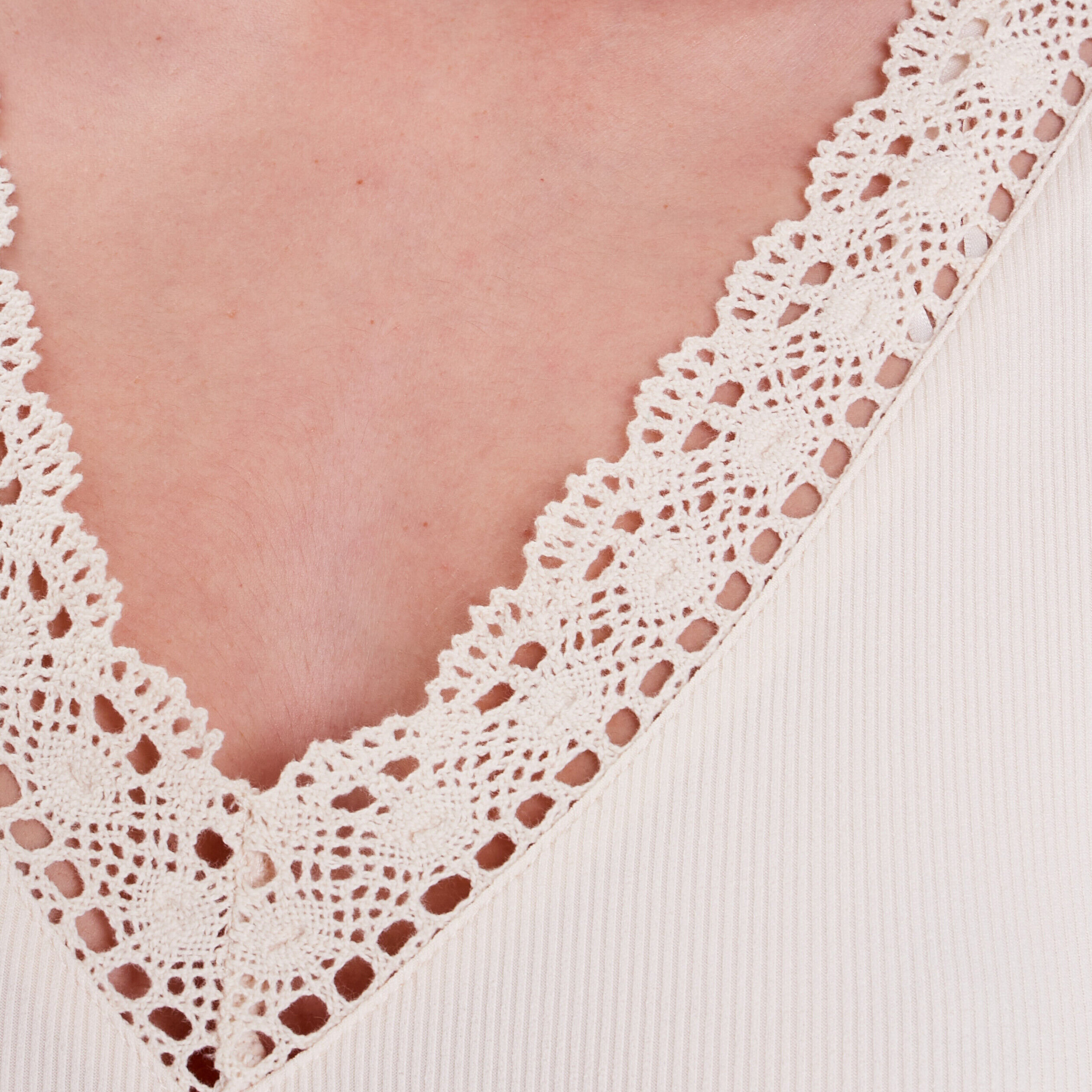 Body bretelles larges ecru femme | Cache Cache