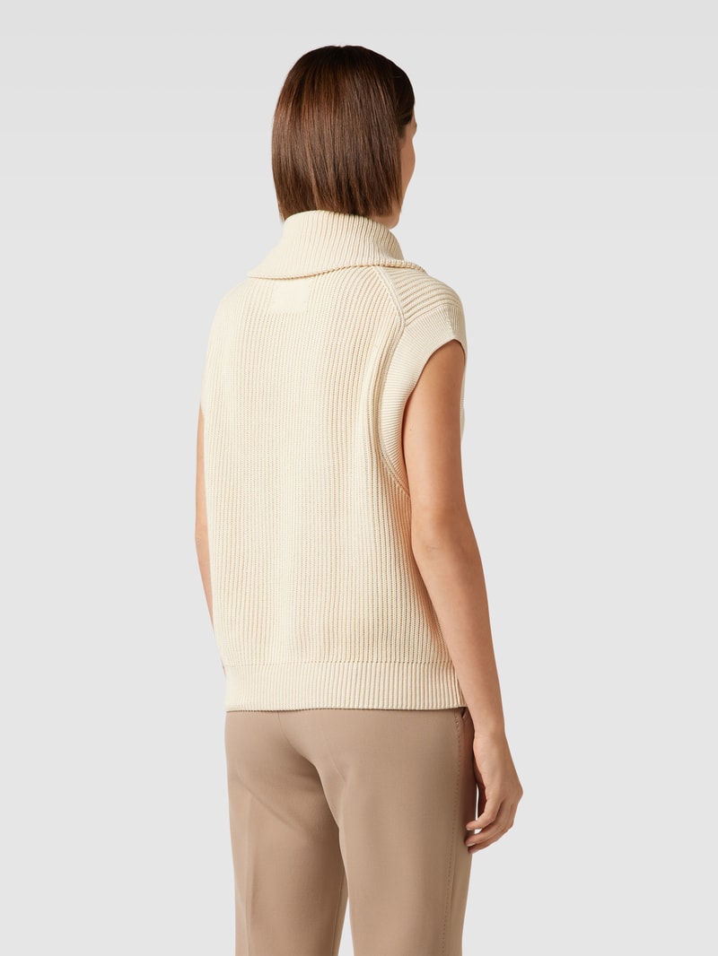 Pullunder mit Troyer-Kragen Modell 'AYLAA' in offwhite