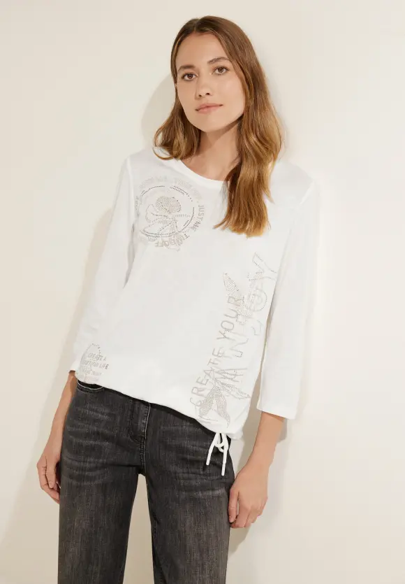 CECIL Shirt mit Frontprints
