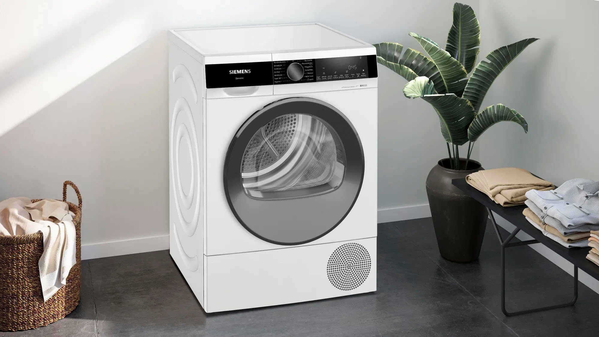 SIEMENS Wärmepumpentrockner iQ500 WQ35G2D00, 8 kg