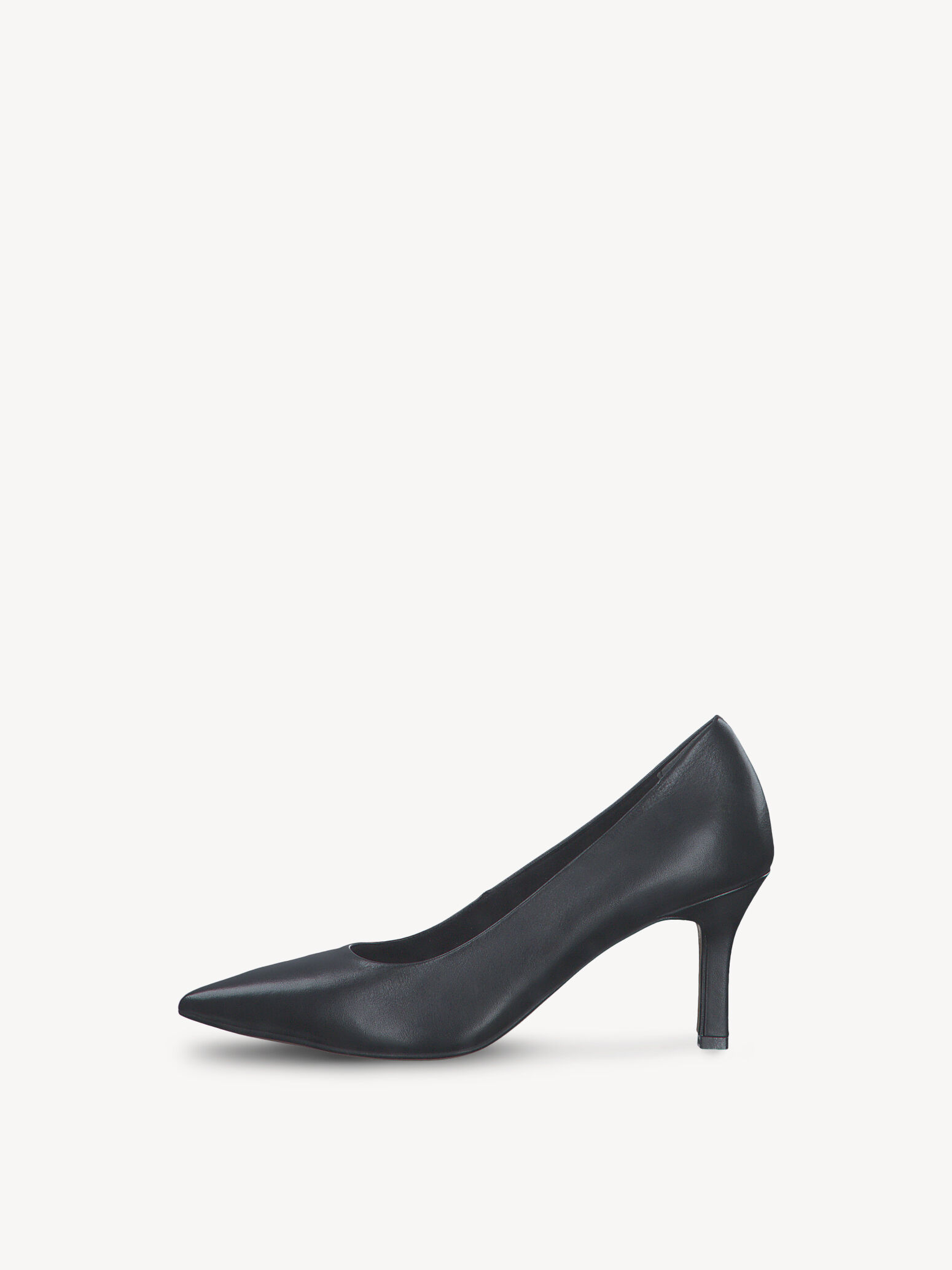 Escarpin en cuir - noir