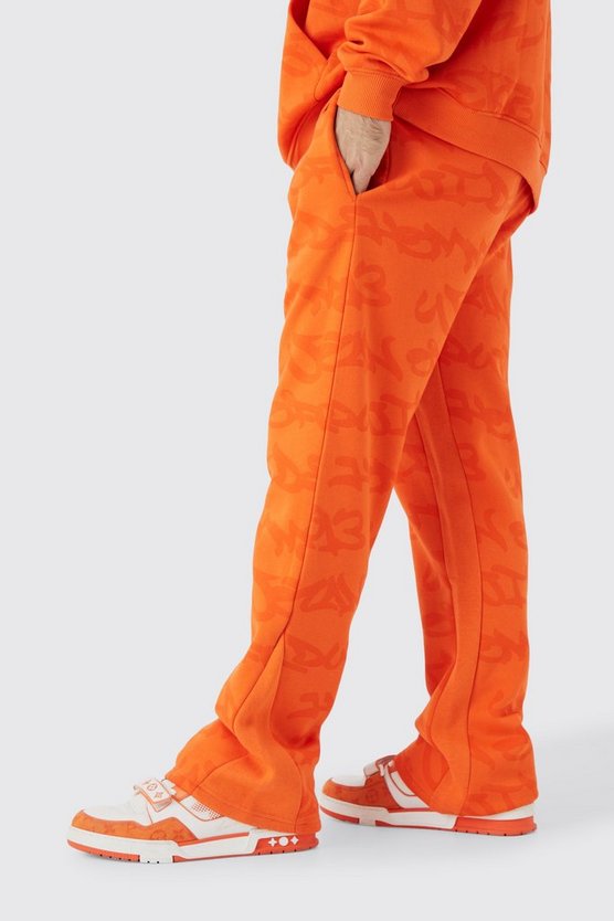 Jogginghose mit Graffiti-Print