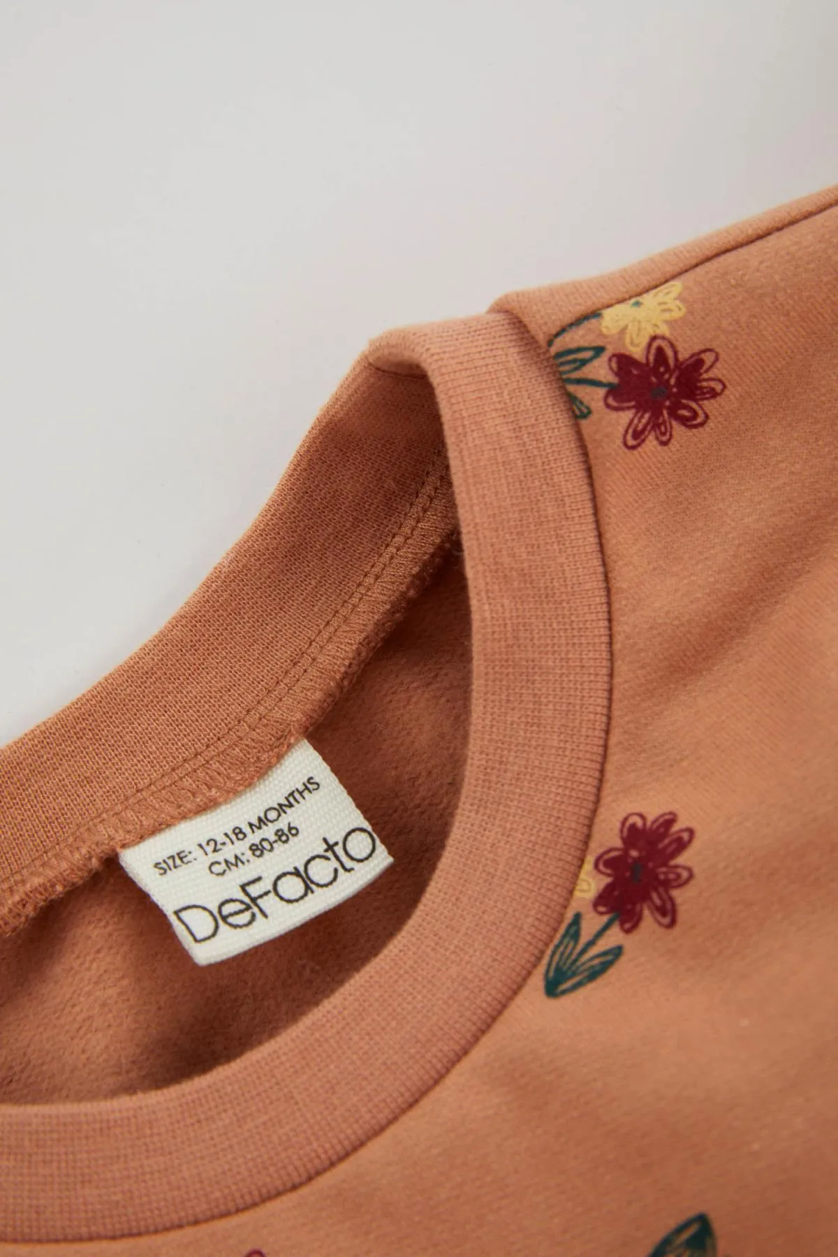 DeFacto  Gemusterte Sweatshirt-Jogginghosen für Babys im 2er-Set