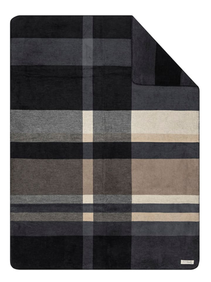 Ibena Jacquard Decke s.Oliver grau/beige günstig kaufen 150x200 cm