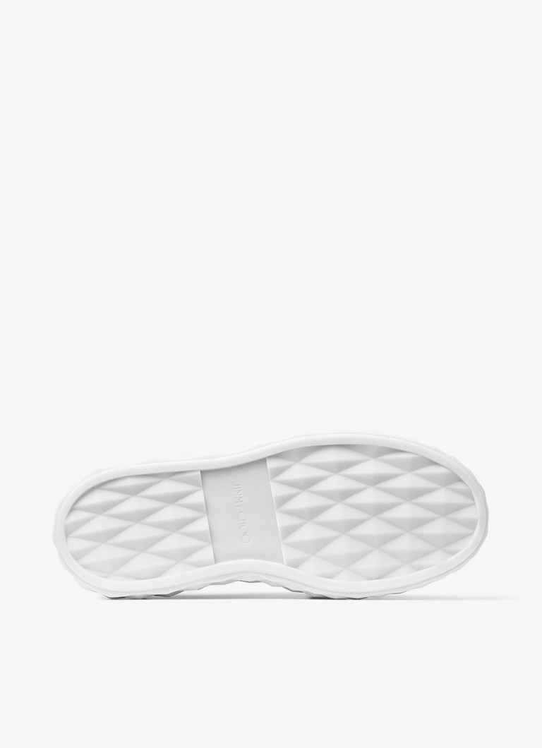 Jimmy Choo Diamond Light Maxi/F -karitsannahkaiset lenkkarit strassikivillä