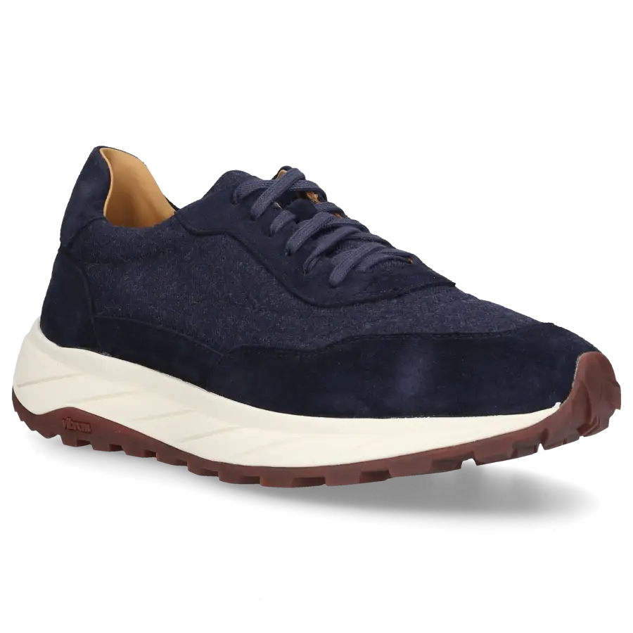Henderson - Sneaker low FALCON Kalbsveloursleder - blau