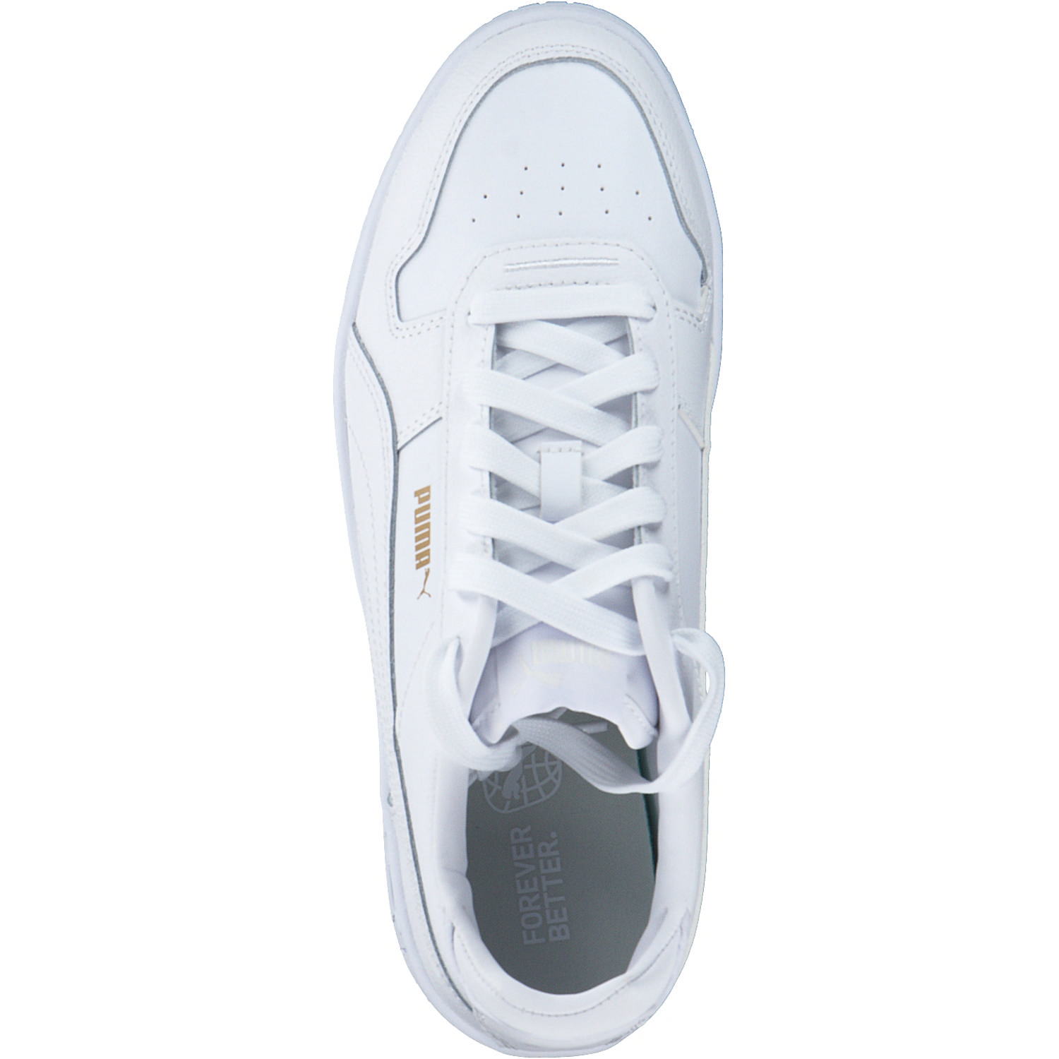 Puma Carina Street 389390, Schnürschuhe, Damen, white/white/gold