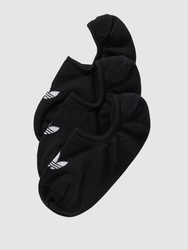 Low Cut Sneakersocken aus elastischem Baumwoll-Mix in schwarz