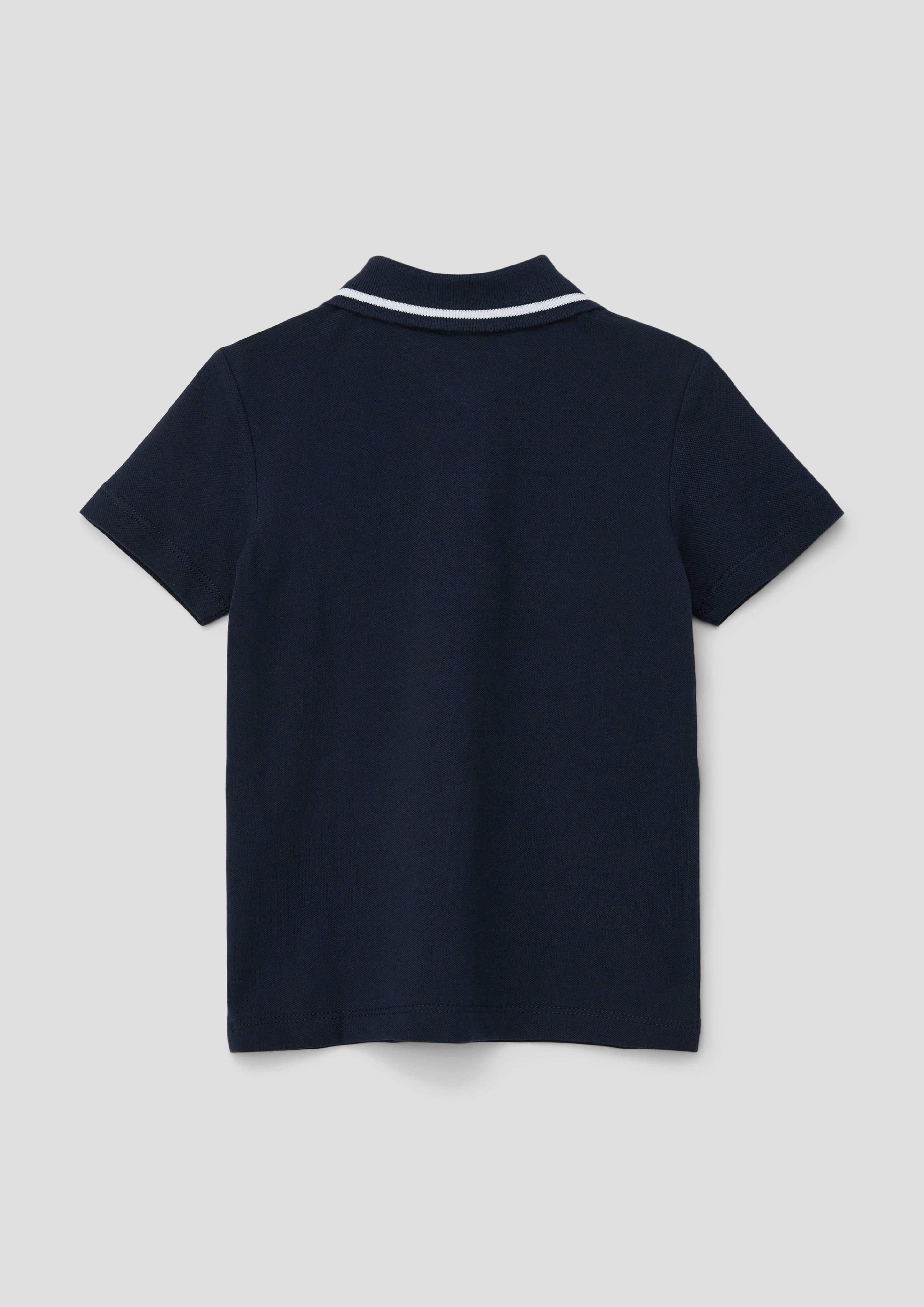 Poloshirt mit Kontrast-Streifen  2143111-5952