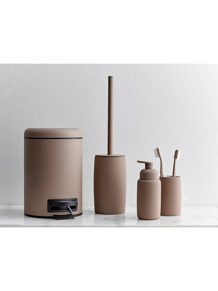 SÖDAHL Pedaleimer Mono in Taupe/Metall günstig kaufen 3,0 L