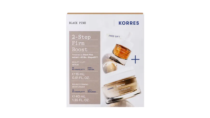 KORRES Black Pine Set 2-Step Boost für Straffung Geschenkpackung
