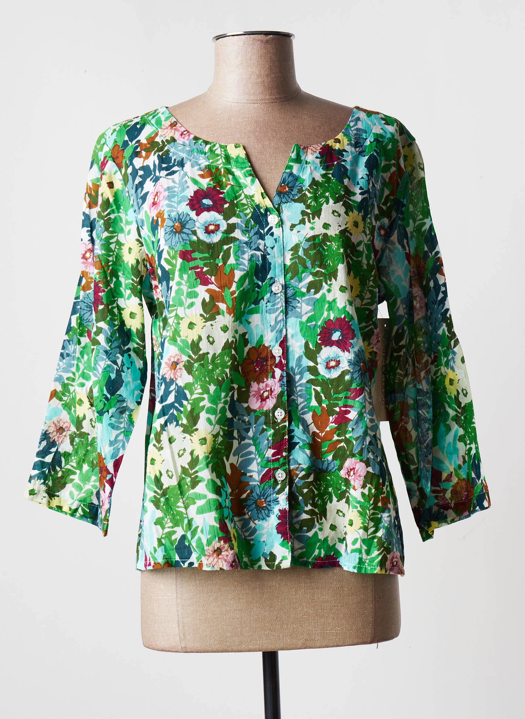 Agathe   Louise Chemisiers Femme couleur vert