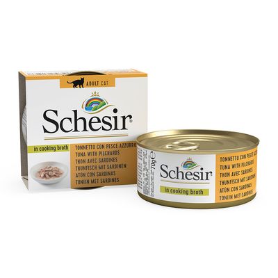 Sparpaket Schesir in Brühe 24 x 70 g