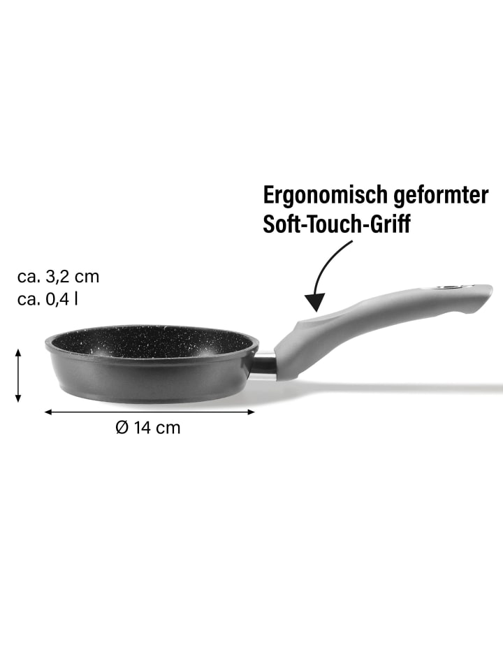 Stoneline Bratpfanne | ohne Deckel in Grau günstig kaufen