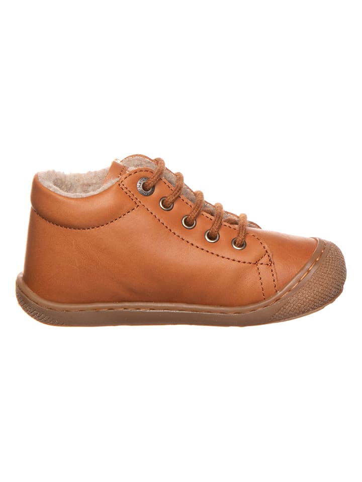 Naturino Leder-Lauflernschuhe in Hellbraun günstig kaufen