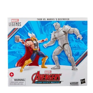 Avengers Marvel Legends Actionfiguren Thor vs. Marvel's Destroyer 15 cm
