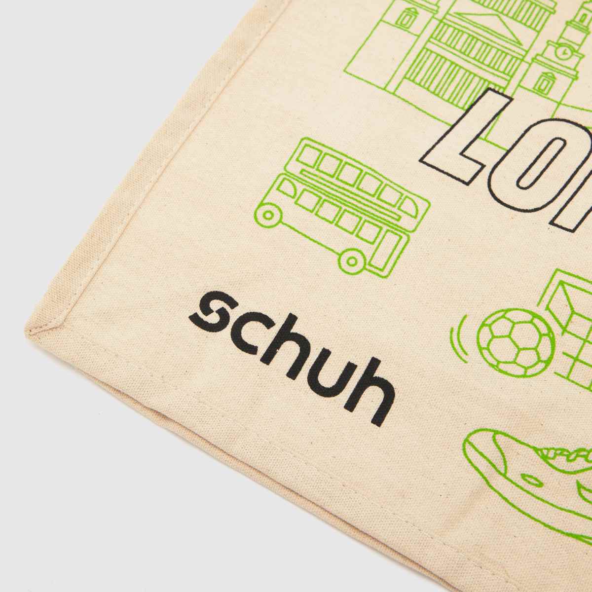 Schuh natúr új londoni vászontáska
