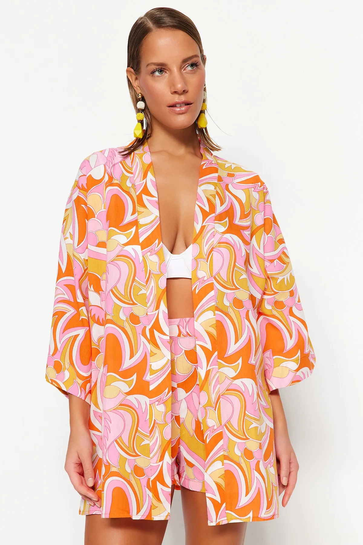 Trendyol Collection  Kimono & Kaftan - Mehrfarbig - Regular Fit