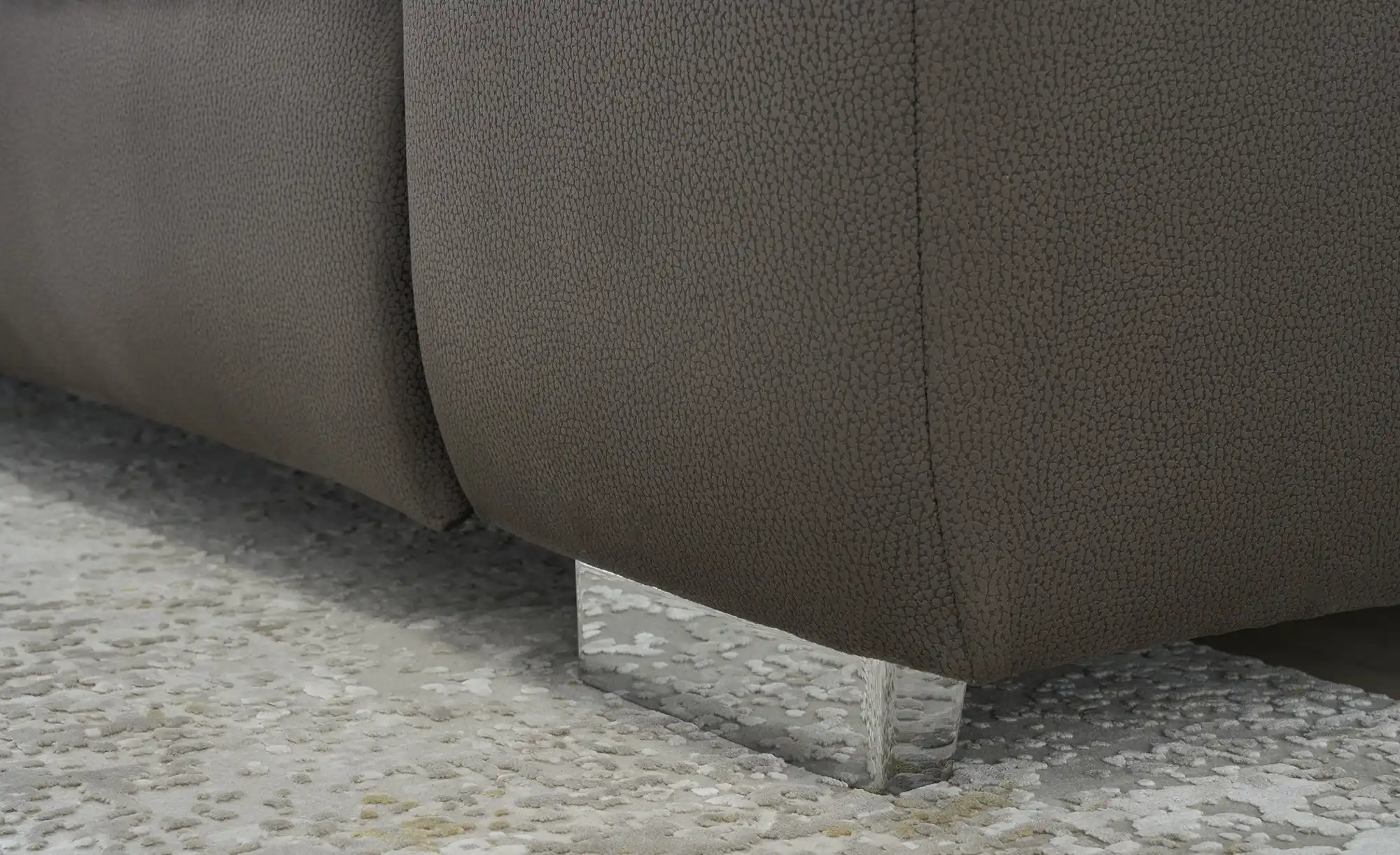 Kollektion Kraft Ecksofa aus Mikrofaser Kathrin