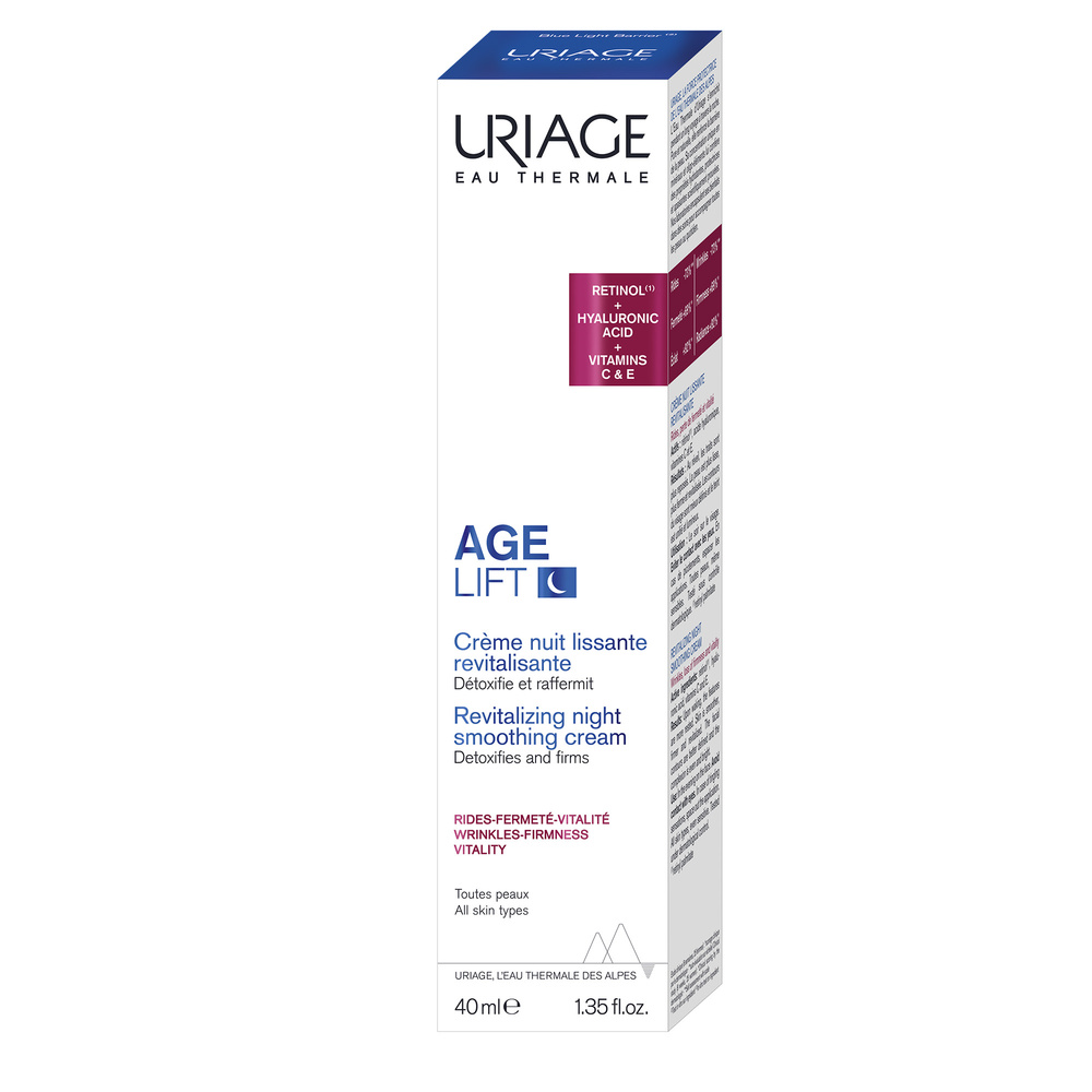 Uriage Crème Nuit Lissante Revitalisante anti-âge Crème de nuit anti-âge