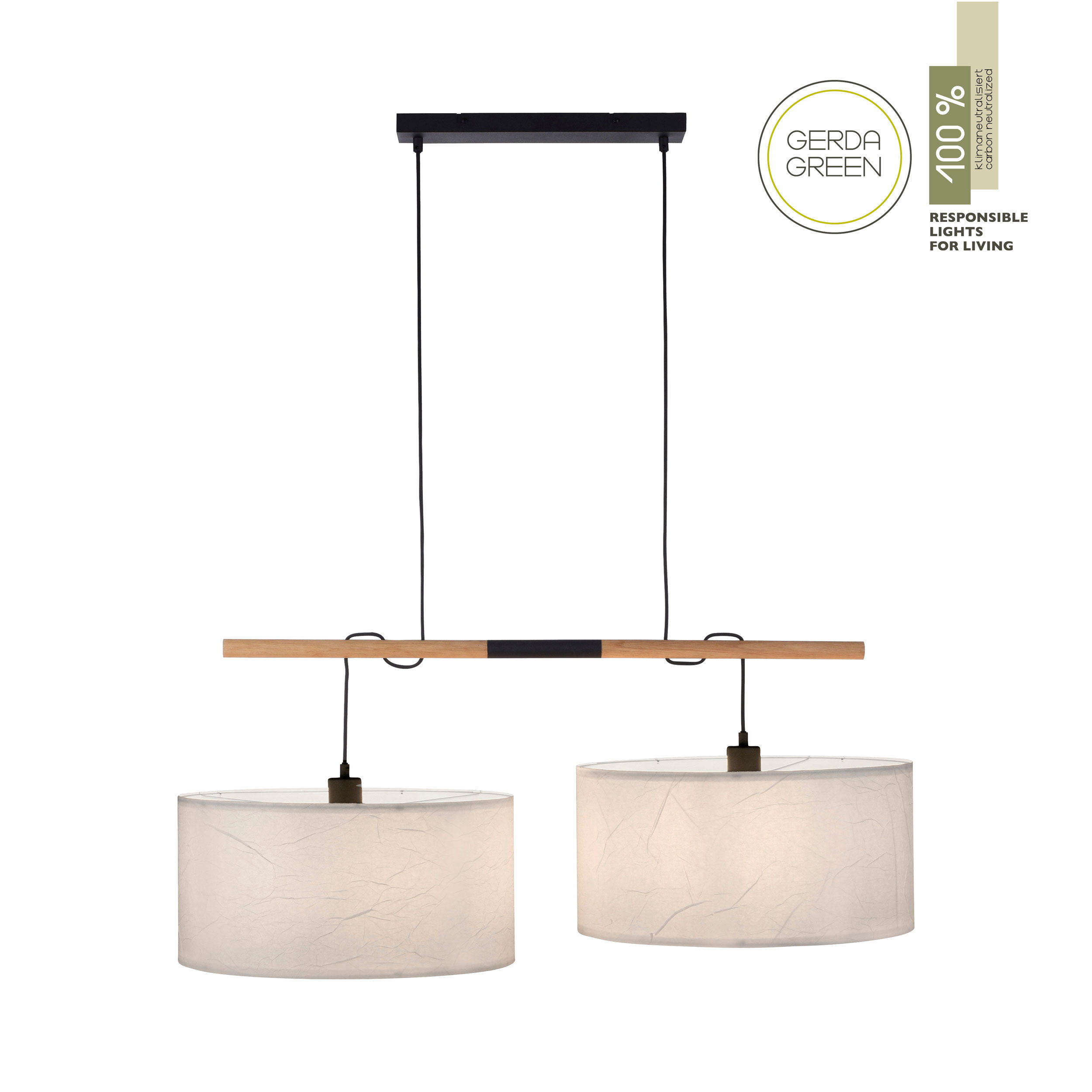 JUST LIGHT.Pendelleuchte 2flg