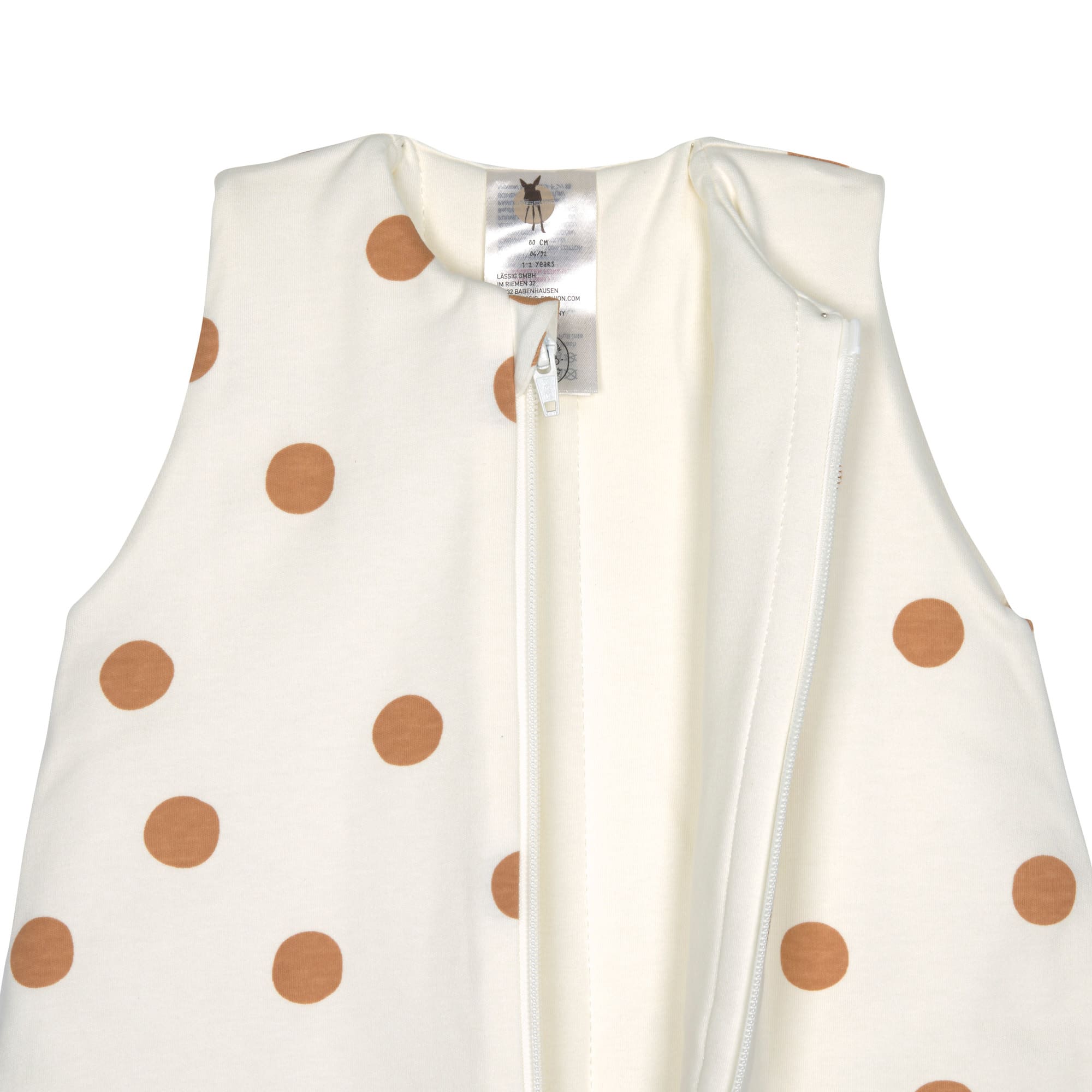 Babyschlafsack 2,5 TOG - Big Dots Milky